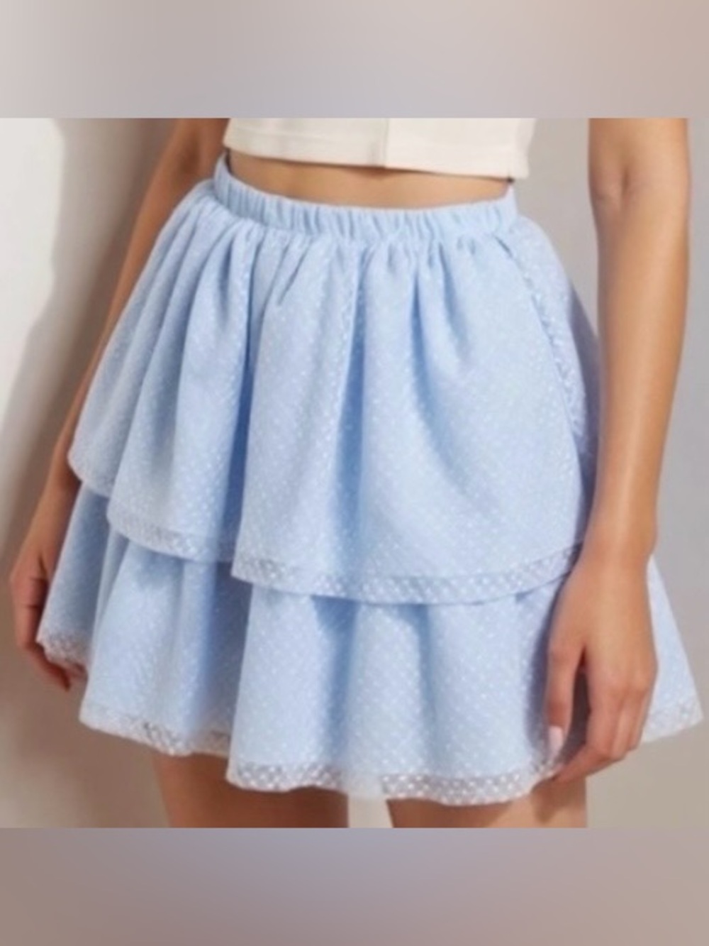 Hill House Home - Clara Skirt - Blue Tulle - Size Medium - Like New